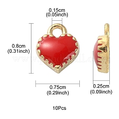 Alloy Enamel Charms&nbsp;ENAM-YW0002-28