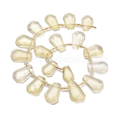 Natural Lemon Jade Beads Strands&nbsp;G-H078-A05-01