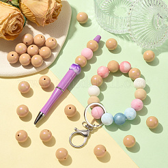 30Pcs Round Silicone Beads&nbsp;SIL-SZ0004-23I