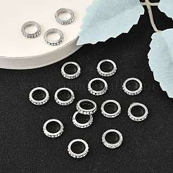 Brass Rhinestone Spacer Beads&nbsp;RB-H252-01P