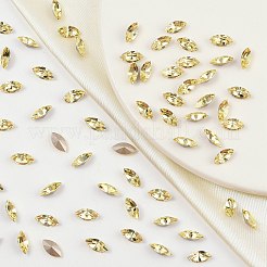 プレシオサ® マキシマ クリスタル ファンシーストーン  チェコクリスタル  435 14 615 ナベット（馬の目）  デュラフォイル  80100 ジョンキル  10x5mm&nbsp;Y-PRC-FG10-80100