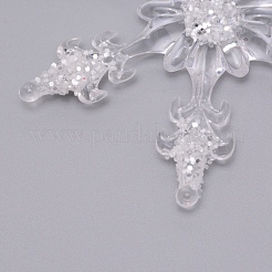Acrylic Transparent Pendants&nbsp;TACR-WH0001-18