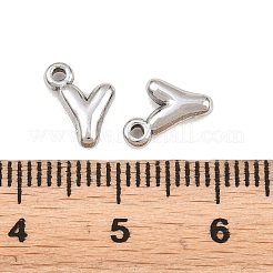 304ステンレスペンダント  文字チャーム  文字y  9.5~10x2.5~9x2.5mm  穴：1.2mm&nbsp;STAS-S186-12Y-P01