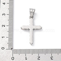 304 Stainless Steel Cubic Zirconia Pendants&nbsp;STAS-C102-01C-P