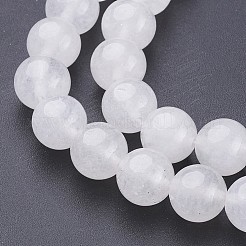 Natural White Jade Beads Strands&nbsp;GSR10mmC138