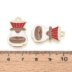 Alloy and Enamel Pendants&nbsp;PALLOY-T093-12G
