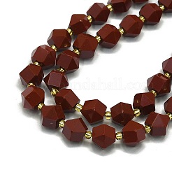 Natural Red Jasper Beads Strand&nbsp;G-I376-A14-01