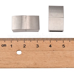 Non-Tarnish 316 Surgical Stainless Steel Bayonet Clasps&nbsp;STAS-G241-21P