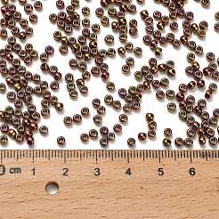 トーホー 8/0ラウンドビーズ  日本製シードビーズ  （514)つの高メタリックジプシーゴールド  3mm  穴：1mm  約222個/10g&nbsp;X-SEED-TR08-0514