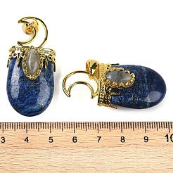 Dyed Natural Lapis Lazuli Pendants&nbsp;G-L524-17G-11