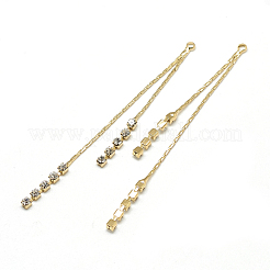 Brass Chain Tassel Big Pendants&nbsp;KK-T032-167G