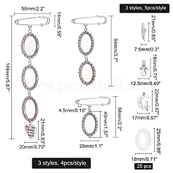 4Pcs Iron Brooch Pin Findings&nbsp;DIY-CA0002-71