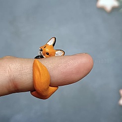 Alloy Enamel Cuff Open Rings&nbsp;WGBCF22-01