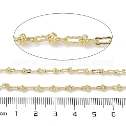 Brass Wavy Rectangle Link Chains&nbsp;CHC-H116-03G