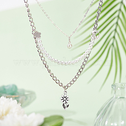 160Pcs 2 Colors  Alloy Pendant&nbsp;TIBEP-DC0001-13