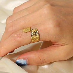 304 Stainless Steel Cuff Open Rings for Women&nbsp;WS3424-2