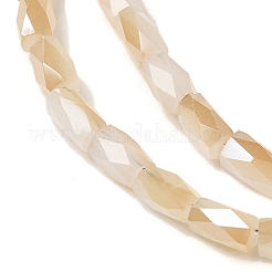 Electroplate Glass Beads Strands&nbsp;GLAA-P068-HR03