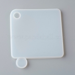 Square Lid Silicone Molds&nbsp;LS-AJEW-D046-19