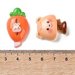 学校用品 不透明樹脂カボション  混合図形  ミックスカラー  18~34x15~32.5x7~10.5mm&nbsp;CRES-L050-03