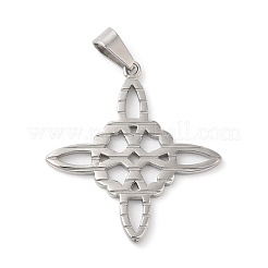 Non-Tarnish 304 Stainless Steel Pendants&nbsp;STAS-D052-04P