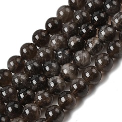 天然石スモーキークォーツビーズ連売り  ラウンド  グレードAB  10~10.5mm  穴：1mm  約38~40個/連  14.92~15.16''（37.9~38.5センチメートル）&nbsp;X-G-B167-A09-10mm