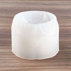 シリコンモールドを作るDIYの香りのキャンドル  3 d個のハス  ホワイト  5.1x6.6cm  内径：5.6のCM&nbsp;DIY-E055-31