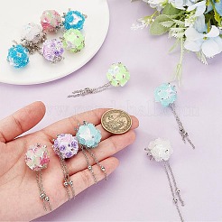 12Pcs 6 Colors Handmade Polymer Clay with Resin&nbsp;CLAY-AR0001-36B