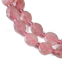 Natural Strawberry Quartz Beads Strands&nbsp;G-G182-C01-01
