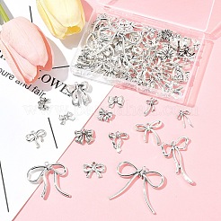80Pcs 16 Styles Tibetan Style Alloy Pendants&nbsp;TIBEP-FS0001-31