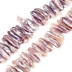 Natural Baroque Keshi Pearl Beads Strands&nbsp;PEAR-S020-H13C
