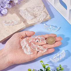 12Pcs Transparent Acrylic Beads&nbsp;TACR-TA0001-77B