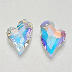 K9 Glass Rhinestone Pendants&nbsp;GLAA-F083-01B-05