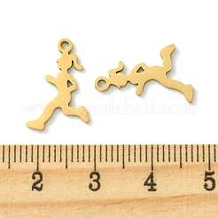 201 Stainless Steel Pendants&nbsp;STAS-U003-25B-G