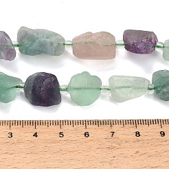 Natural Rainbow Fluorite Beads Strands&nbsp;GG-CBA0B77-A07-03