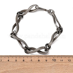 304 Stainless Steel Link Chain Bracelets for Women Men&nbsp;BJEW-C148-04AS