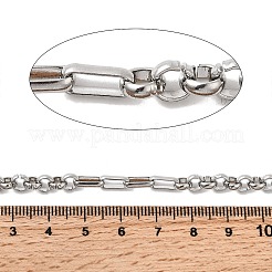304 Stainless Steel Figaro Chains&nbsp;CHS-K024-03P