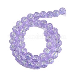Handmade Foil Lampwork Beads Strands&nbsp;FOIL-K003-06A