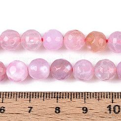 Natural Agate(Dyed & Heated) Beads Strands&nbsp;G-T139-8mm-88B