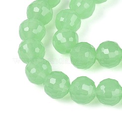 Imitation Jade Glass Bead Strands&nbsp;GLAA-R095-J8mm-02