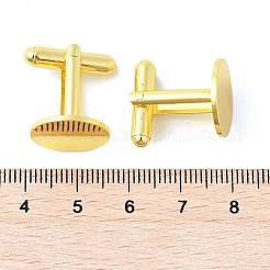 Rack Plating Brass Cuff Button&nbsp;KK-L151-10G