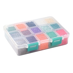 FGB 375G 15 Colors 12/0 Grade A Round Glass Seed Beads&nbsp;SEED-JP0011-09-2mm
