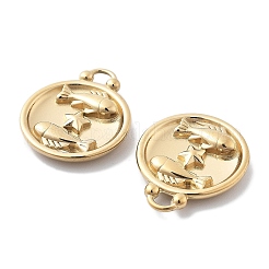 PVD Vacuum Plating 304 Stainless Steel Rhinestone Pendants&nbsp;STAS-R130-01G-08