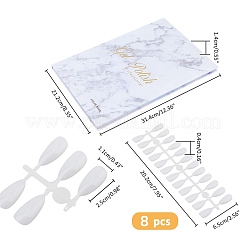 ABS Plastic Nail Art Polish Color Card&nbsp;MRMJ-WH0086-47
