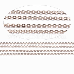 3.28 Feet Ion Plating(IP) 304 Stainless Steel Cable Chains&nbsp;X-CHS-H007-01RG