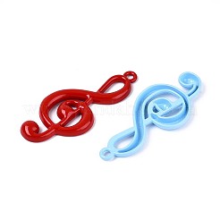 Spray Painted Alloy Big Pendants&nbsp;PALLOY-T092-86M