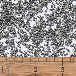 MIYUKIデリカビーズ  シリンダー  日本製シードビーズ  11/0  （db1175)亜鉛メッキマットグラファイト  1.3x1.6mm  穴：0.8mm  約2000PCS /ボトル  10 G /ボトル&nbsp;SEED-JP0008-DB1175