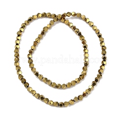 Electroplated Synthetic Non-magnetic Hematite Beads Strands&nbsp;G-A234-G03-01G