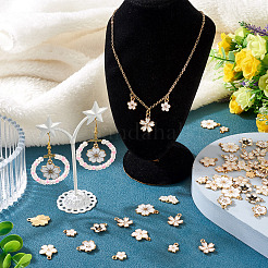 100Pcs 10 Styles Alloy Enamel Charms&nbsp;ENAM-TA0003-09