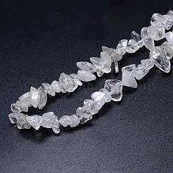 天然石クオーツクリスタルビーズ連売り  チップ  染め  8~20x8~18mm  穴：1mm  約31.5インチ&nbsp;X-G-O049-C-61