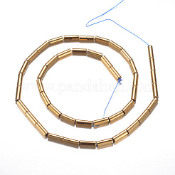 Electroplate Magnetic Synthetic Hematite Bead Strands&nbsp;G-A164-05A-03